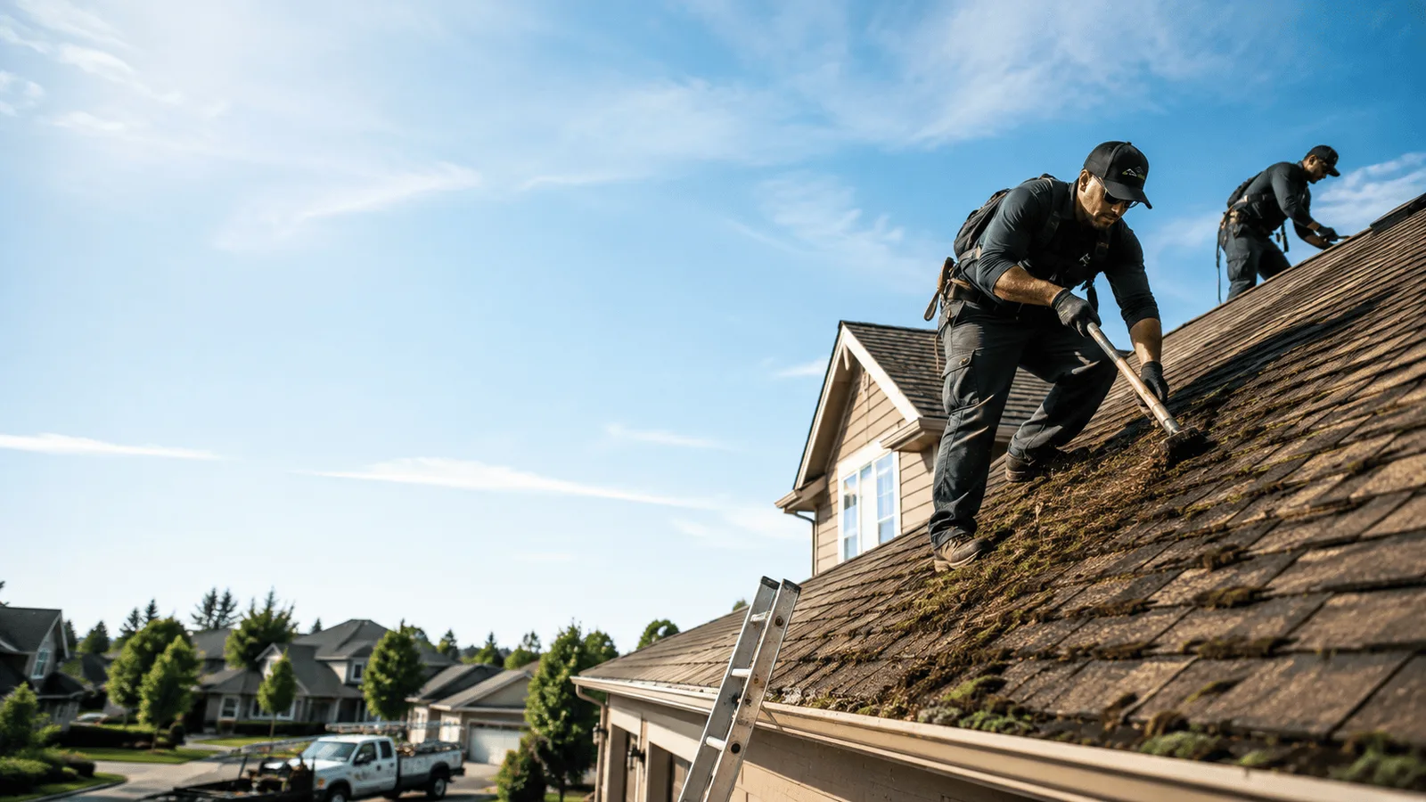 Roof Moss Removal in Mount Pulaski, IL near me